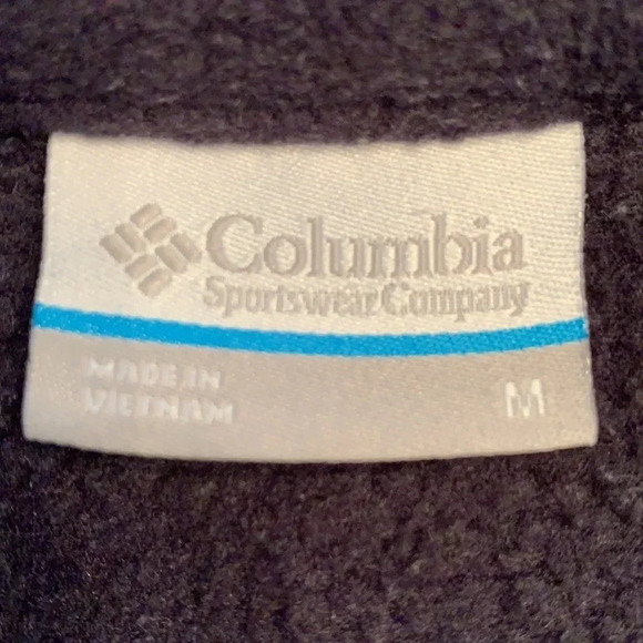 Columbia Fleece Zip Up Vest Medium - Picture 3 of 5
